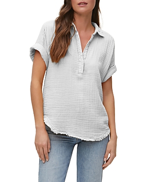 Michael Stars Gigi Popover Top In White