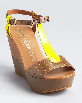 Juicy Couture Accessories - Kati T Strap Wedges