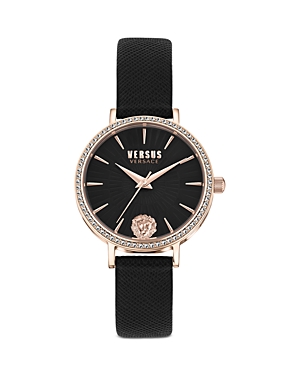 Shop Versus Mar Vista Crystal Watch, 34mm In Black