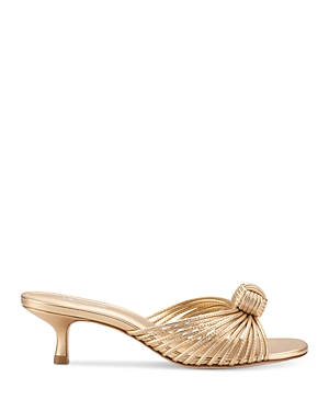 Larroude Valerie Sandal In Gold