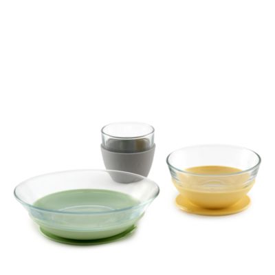 Beaba Three Piece Glass Meal Set