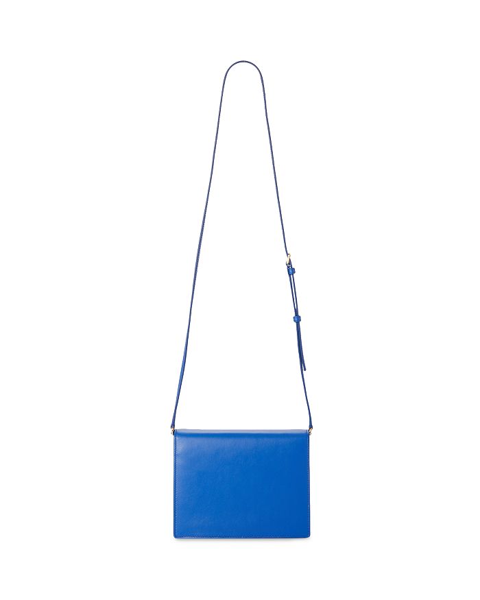 Shop Dolce & Gabbana Mini Leather Shoulder Bag In Blue