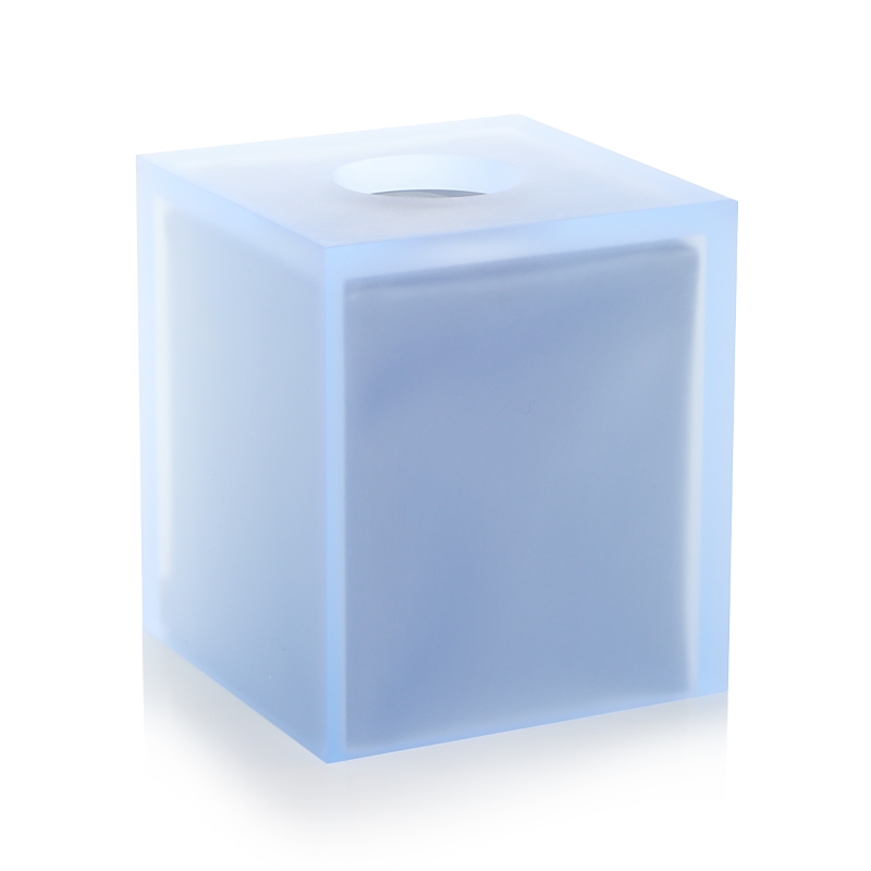 Mike And Ally Frost Sky Tissue Box In Frosted Blue