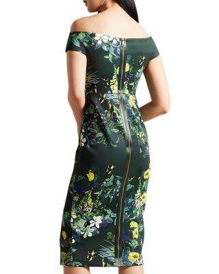 Ted Baker Divena Bardot Floral Bodycon Dress | Bloomingdale's Women