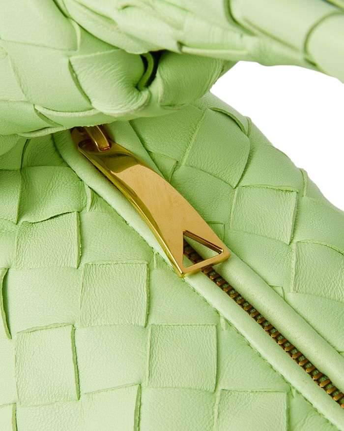 Shop Bottega Veneta Mini Jodie Bag In Fennel/gold