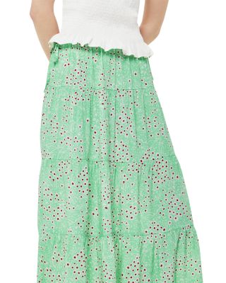 Daisy Meadow Tie Side Skirt