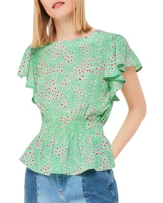 Daisy Meadow Frill Sleeve Top