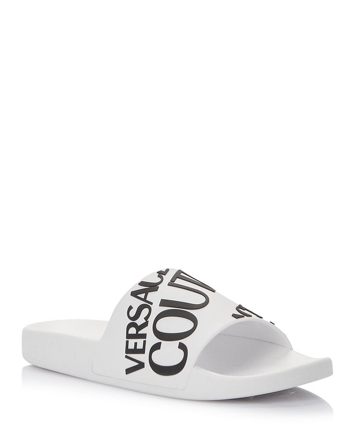 Versace Jeans Couture Men's Slip On Slide Sandals | Bloomingdale's