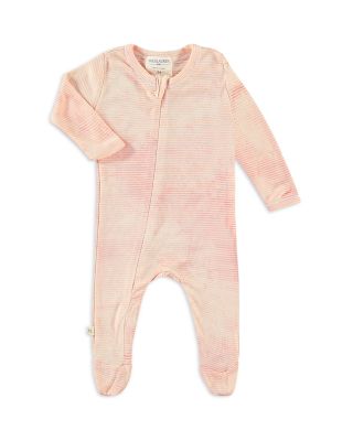 Paigelauren Unisex Marble Seamless Zipper Footie - Baby
