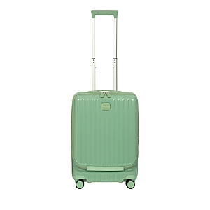Shop Bric's Positano 21 Carry On Spinner Pocket Suitcase In Sage Green