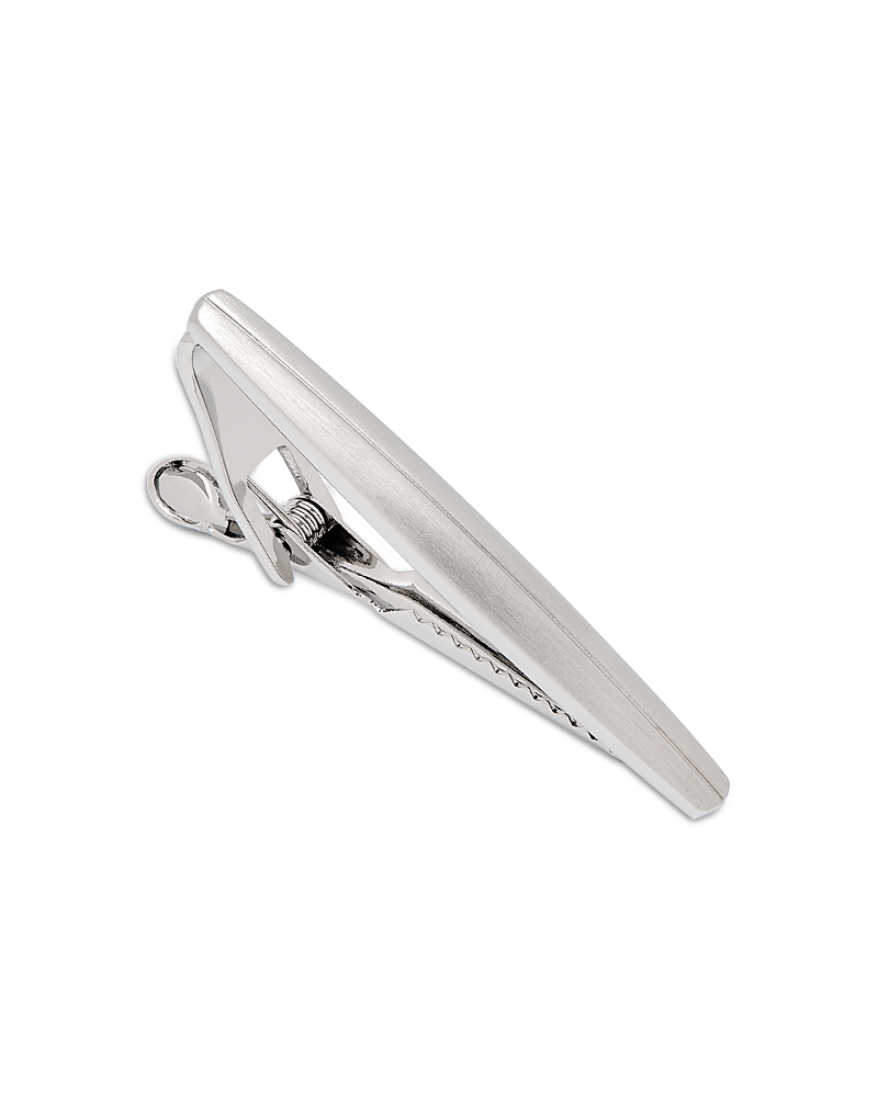 Link Up Two Tone Matte Shiny Tie Bar Cufflinks And Stud Sets In Silver