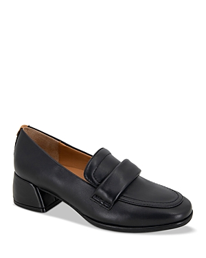 Shop Gentle Souls By Kenneth Cole Women's Easton Slip On Loafer Flats In Black Leather