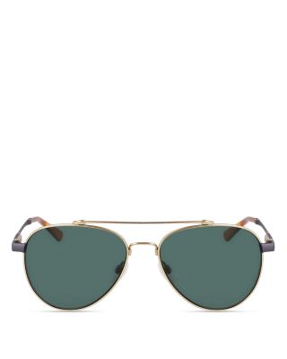 Shinola - Runwell Aviator Sunglasses, 56mm