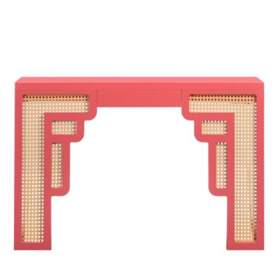 Suzie & Rattan Console Table