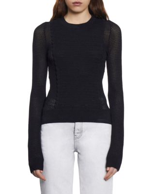 The Kooples - Ribbed Panel Sweater
