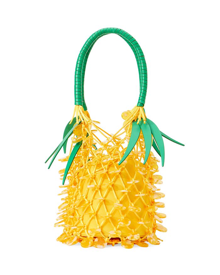 STAUD Pietro Pineapple Mini Bucket Bag Bloomingdale s