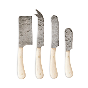 Farmhouse Pottery 4 Pc Forged Cheese Knife Set In Neutral