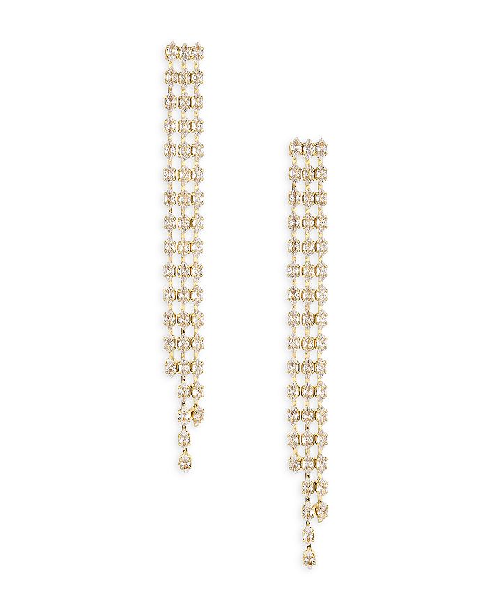 Ettika Crystal Multi Chain Dangle Drop Earrings | Bloomingdale's