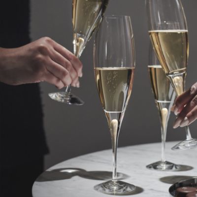 Intermezzo Gold Champagne Glasses, Set of 2 