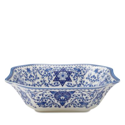 Judaica Square Salad/Serving Dish