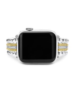 Caviar 18K Gold & Diamond Beaded Apple Watch&reg; Bracelet - 38mm-45mm