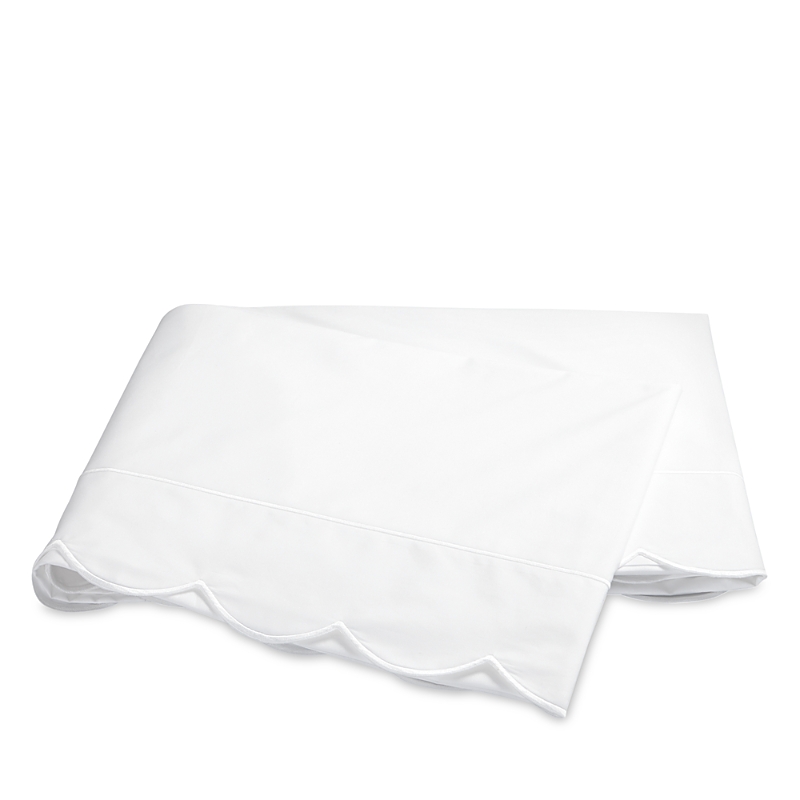 Matouk Butterfield Flat Sheet, King In White