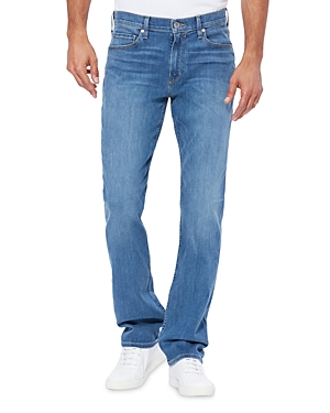 Shop Paige Normandie Straight Fit Jeans In Cartwright Blue