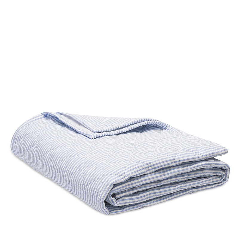 Matouk Matteo Quilt, Full/queen In Azure