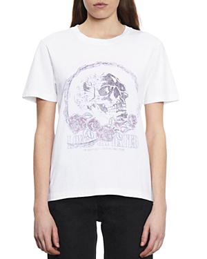 The Kooples Graphic Tee In White