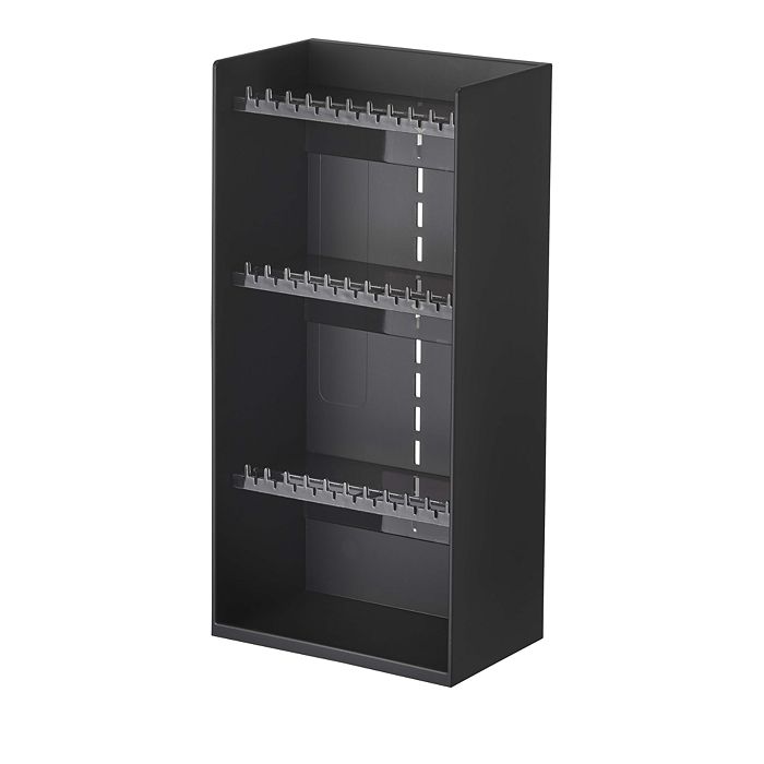 Yamazaki Brillen & Accessoires Aufbewahrungsbox – 4 Schubladen, Transparent, Mit Filzmatten, 17,5 X 8,8 X 25,3 Cm
