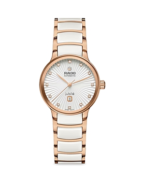 Shop Rado Centrix Automatic Watch, 30.5mm In White