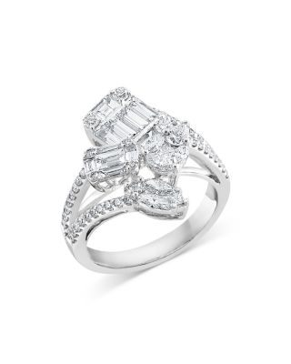 Bloomingdale's Fine Collection - Diamond Bypass Ring in 14K White Gold, 1.80 ct. t.w. - Exclusive