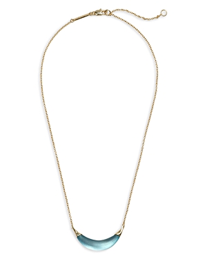 Alexis Bittar Crescent Necklace, 16-19 In Blue