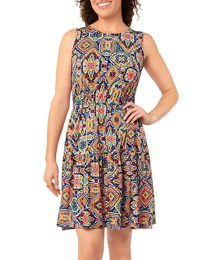 Leota Kristen Moroccan Tile Dress | Bloomingdale's