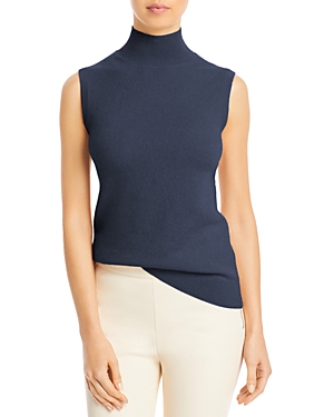 C By Bloomingdale's Cashmere C By Bloomingdale's Sleeveless Cashmere Jumper - 100% Exclusive In Anchor Blue