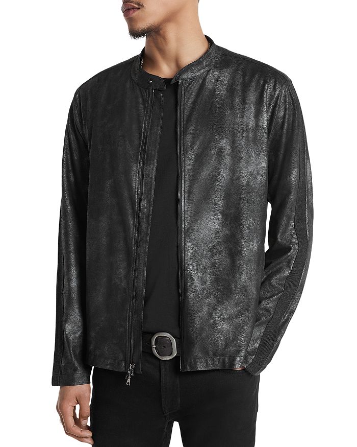 John Varvatos Hartley Slim Fit Racer Jacket | Bloomingdale's