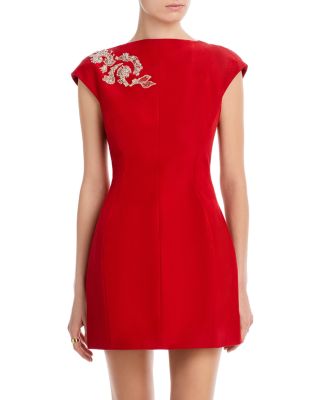 Jason Wu Collection - Embellished Sleeveless Mini Dress