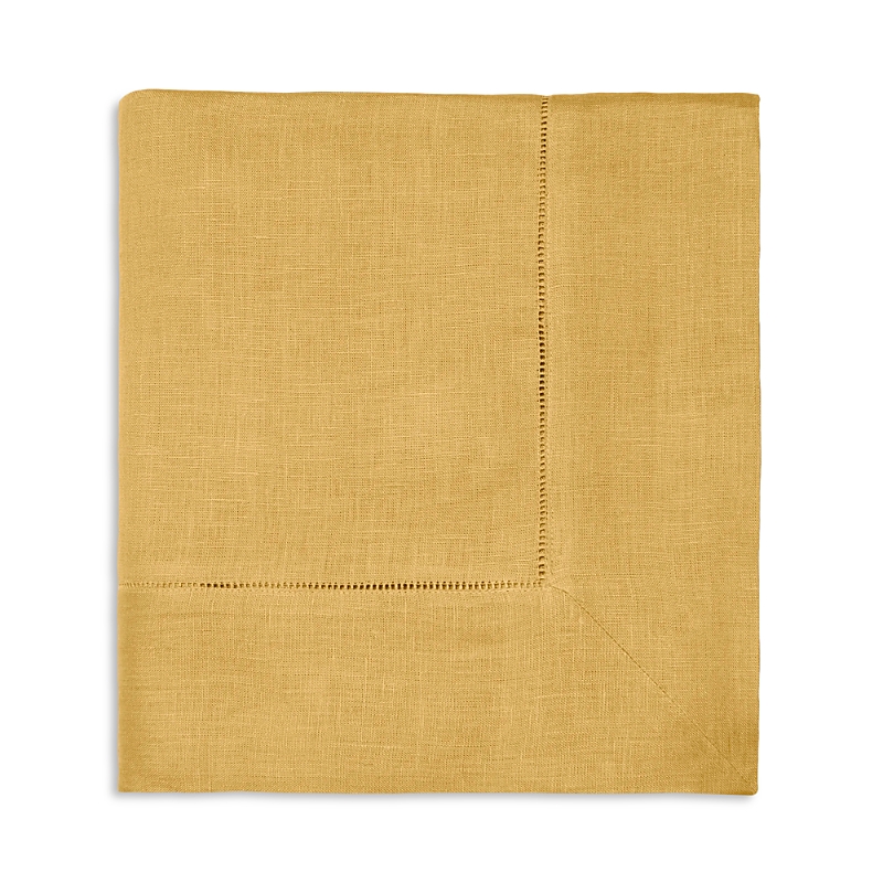 Sferra Festival Tablecloth, 90 Round In Curry