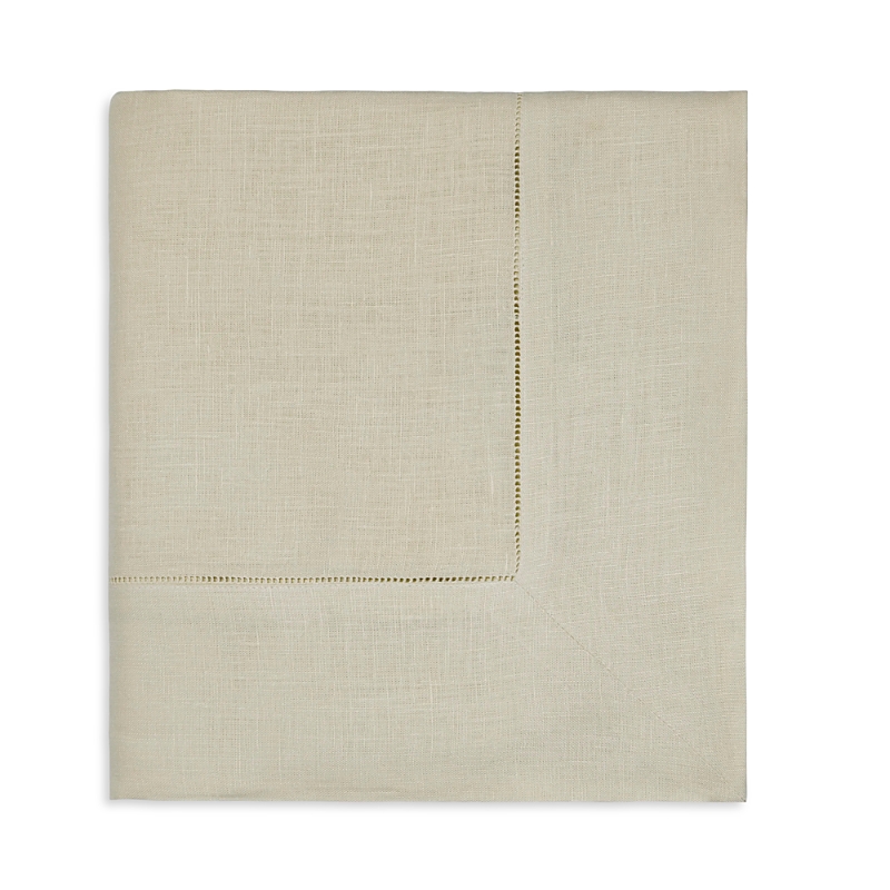 Sferra Festival Round Linen Tablecloth In Stone