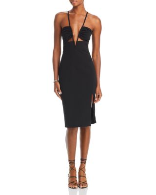 BCBG Black Cutout Cocktail Pencil Dress main image 0