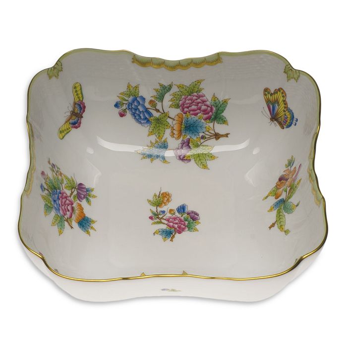Herend Square Porcelain Salad Bowl Bloomingdale's