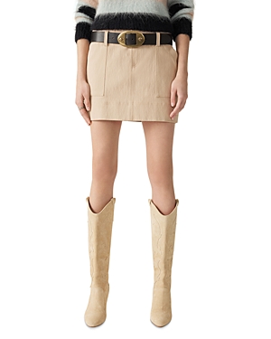 Ba&sh Floride Utility Mini Skirt In Sand