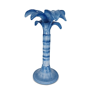 Les Ottomans 13.65 Candlestick Holder In Blue