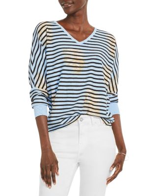 NIC+ZOE - Petites Stamped Stripes Sweater