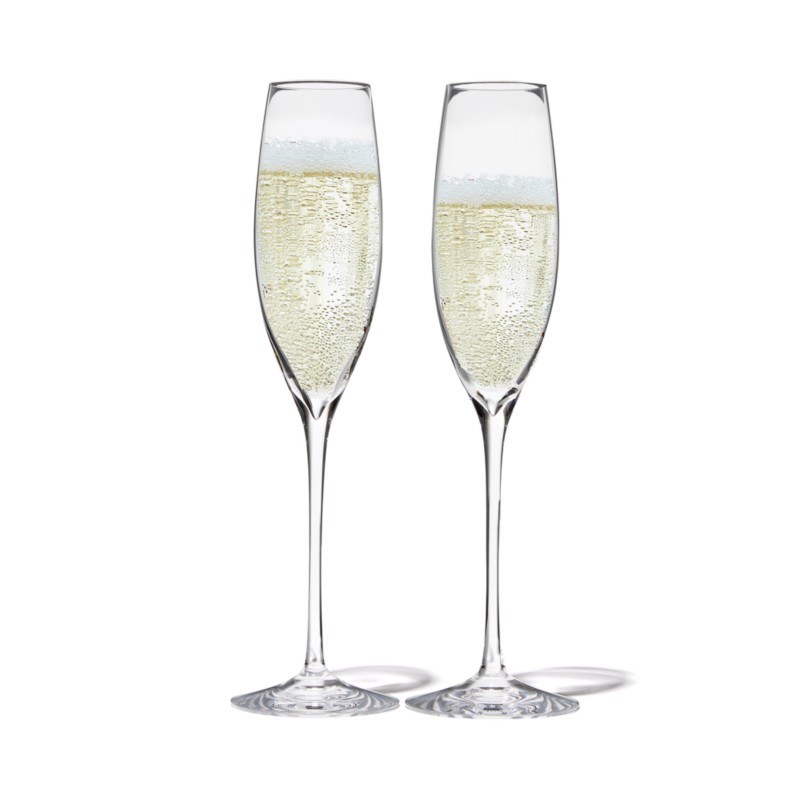 Waterford Elegance Champagne Classic Flute, Pair in Clear