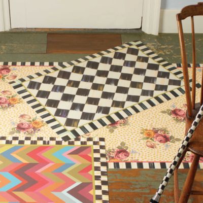 Courtly Check Floor Mat, 2' x 3'