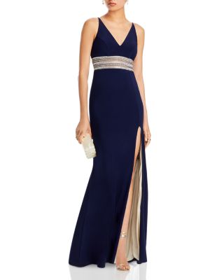 Embellished-Waist Gown - Exclusive