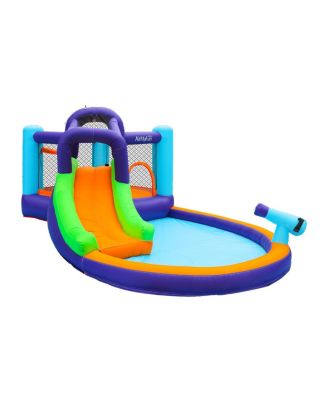 Bounce Slide Water Park with Water Cannon - Ages 5-12