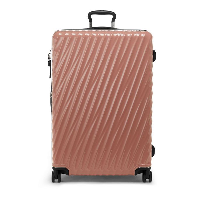 Tumi 19 Degree Extended Trip Expandable 4-wheel Packing Case In Glossy Blush/navy Liquid Print