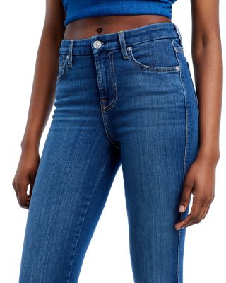 Slim Illusion Kimmie Mid Rise Straight Jeans in Luxe Love Story